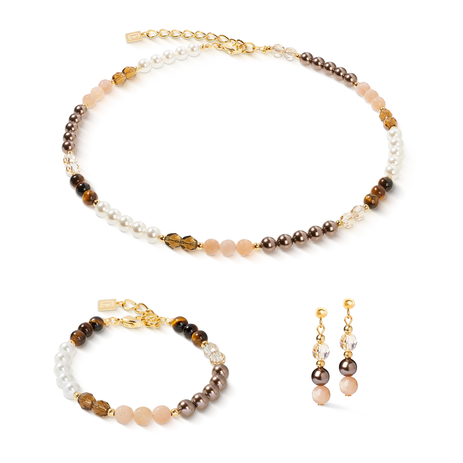 Precious Elysia necklace gold-brown - Image 3