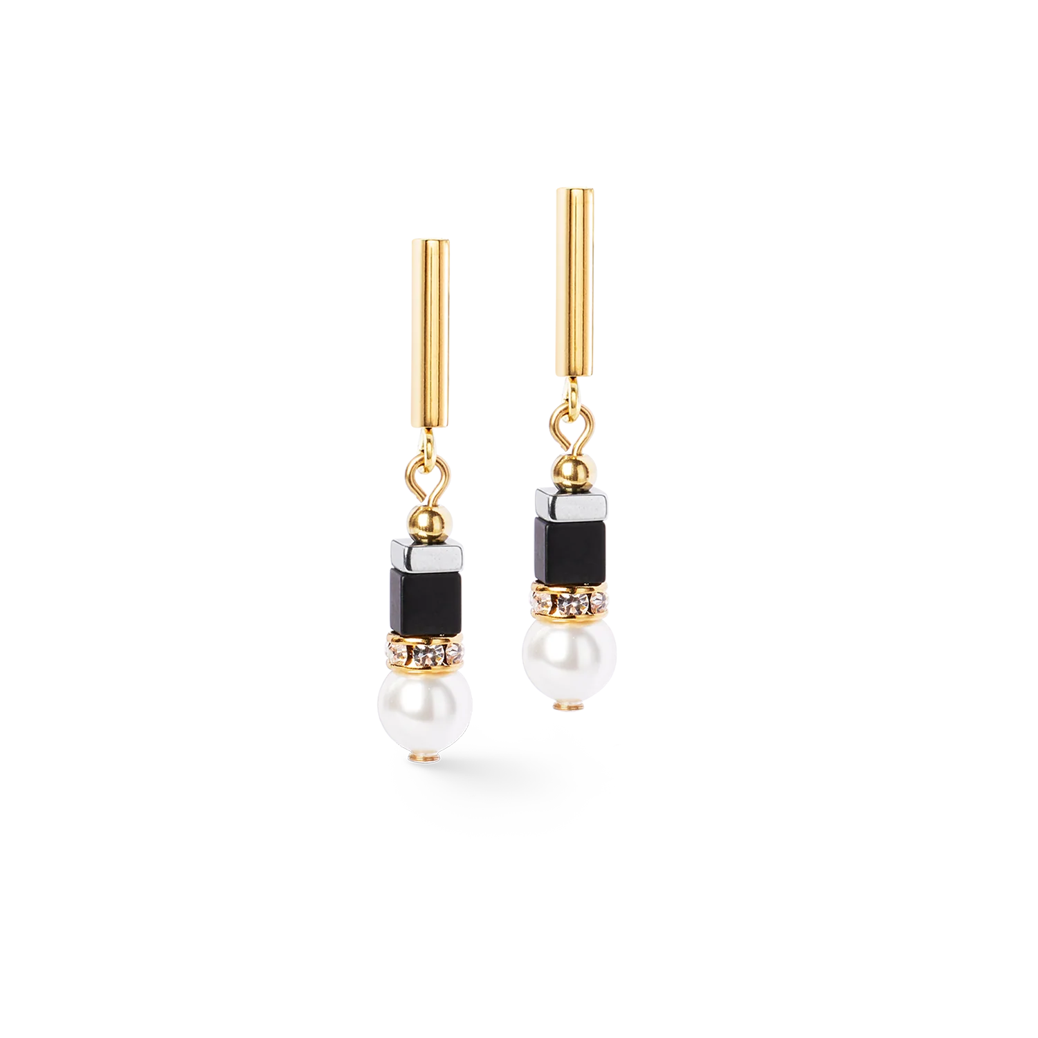 Precious Fusion Offset earring black-pearl - Image 2