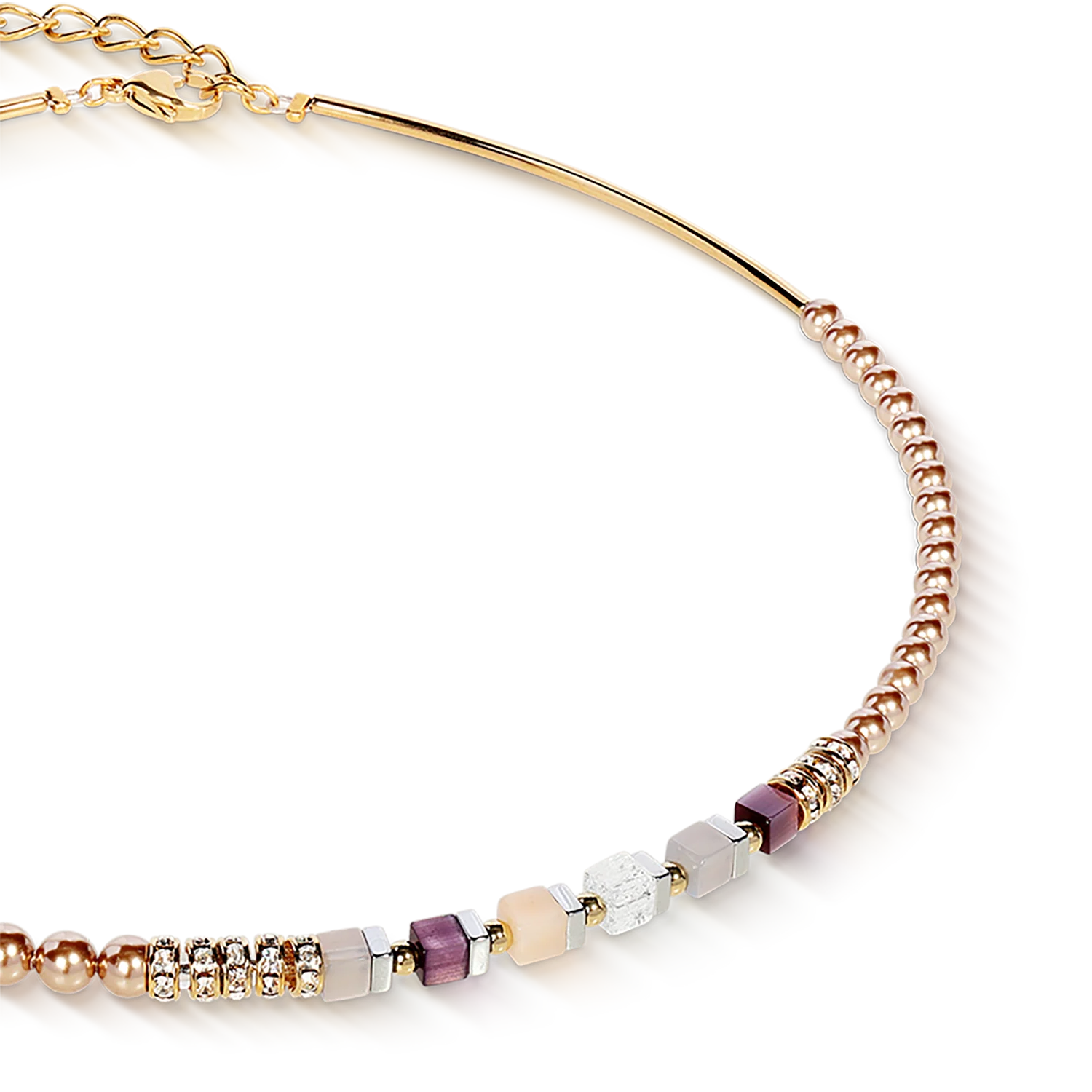 Precious Fusion Offset necklace champagne-blush - Image 2