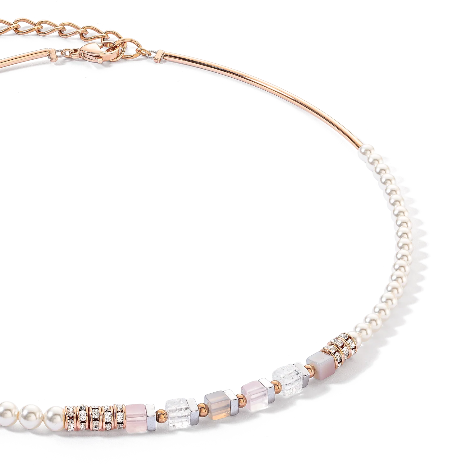 Precious Fusion Offset necklace rose gold-ice pink - Image 2