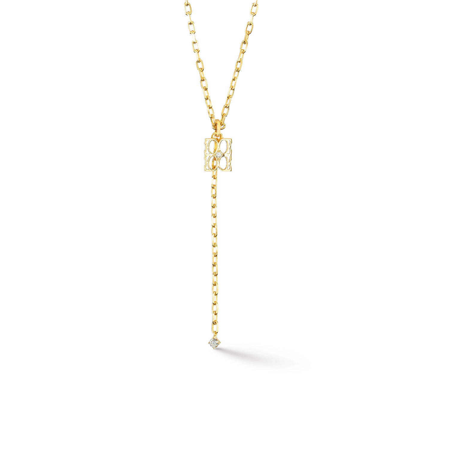 SIGNATURE Collection Y-style necklace gold - Image 2