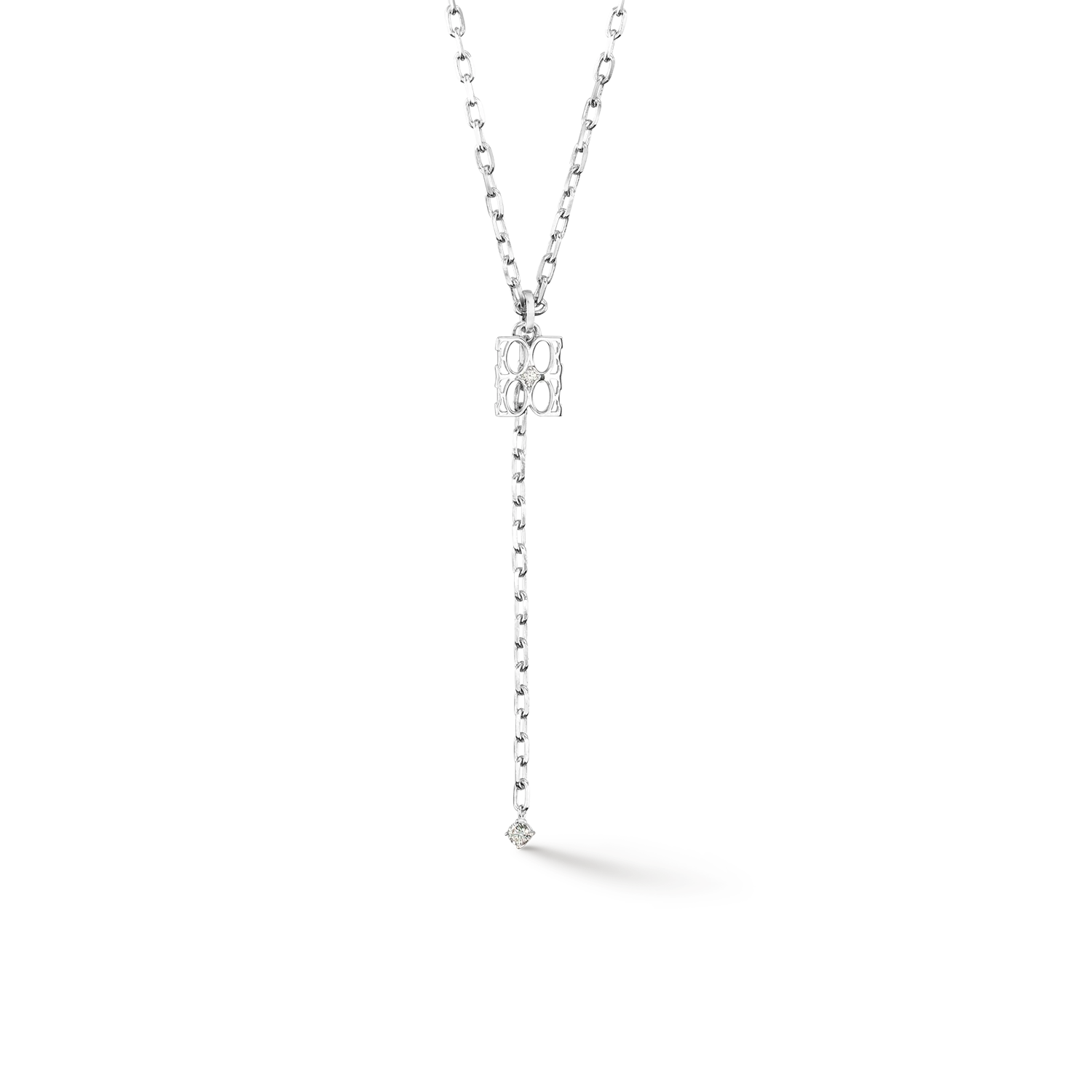 SIGNATURE Collection Y-style necklace silver - Image 2