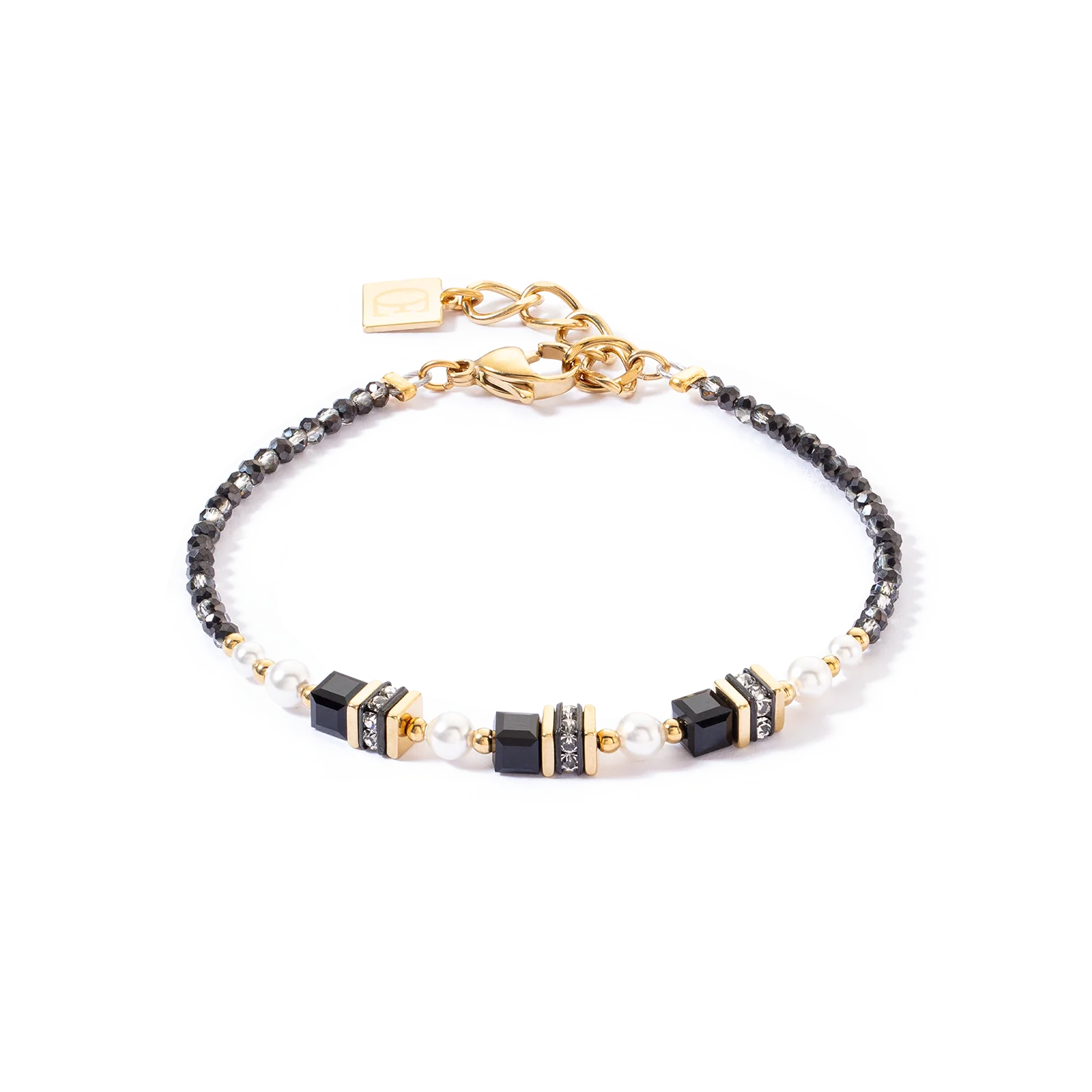 Sparkling Princess bracelet gold-black