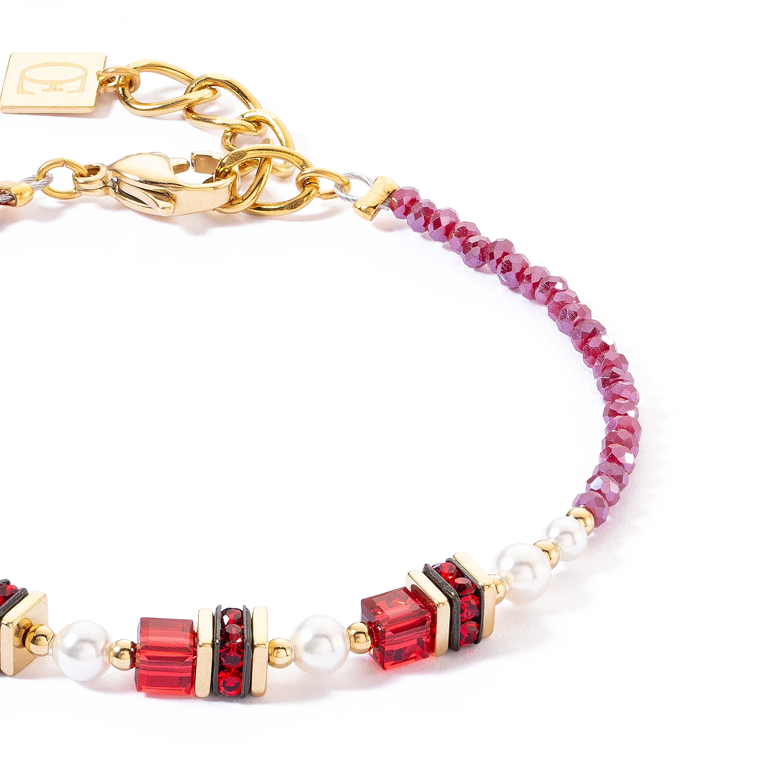 Sparkling Princess bracelet gold-red - Image 2