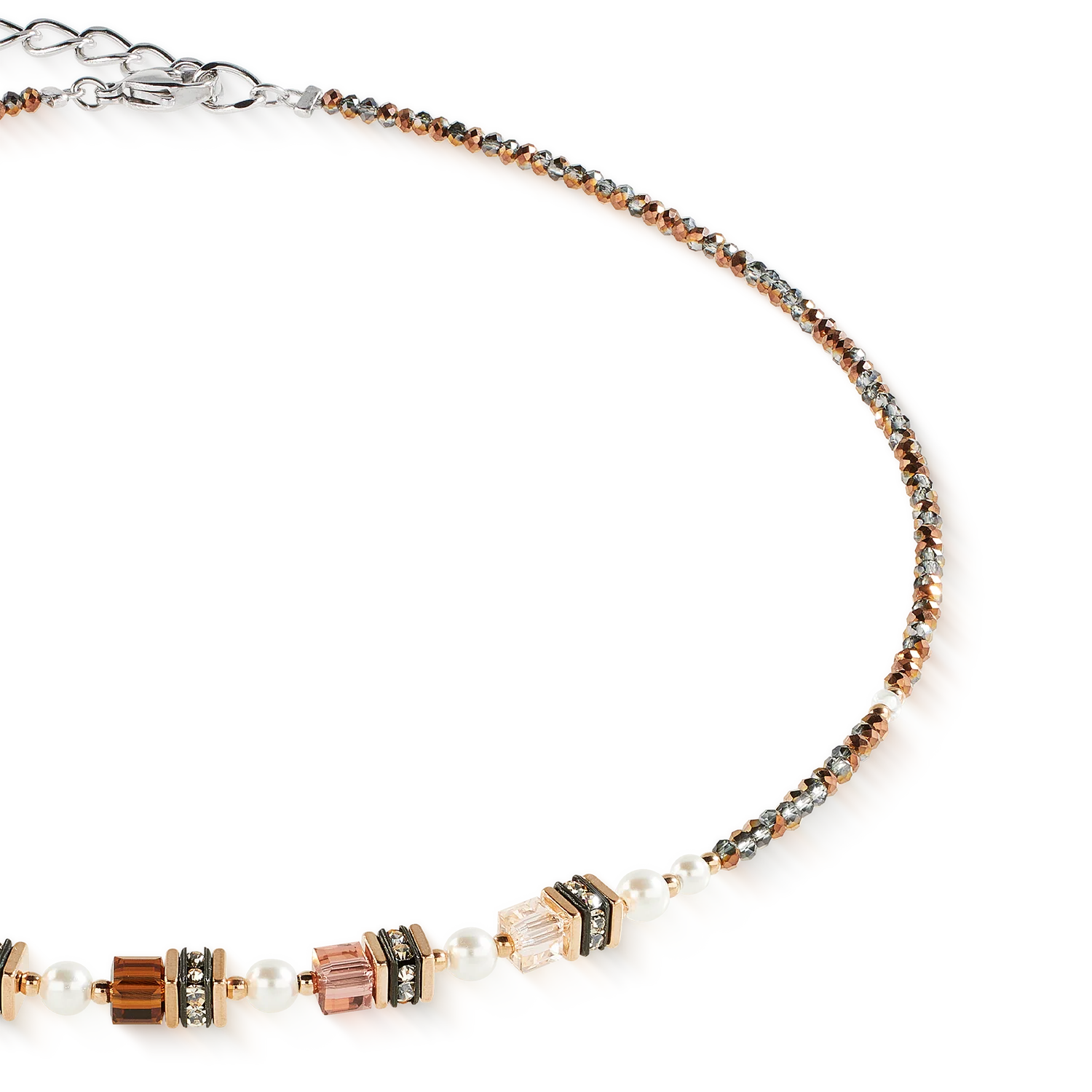 Sparkling Princess necklace Mocha Mousse - Image 2