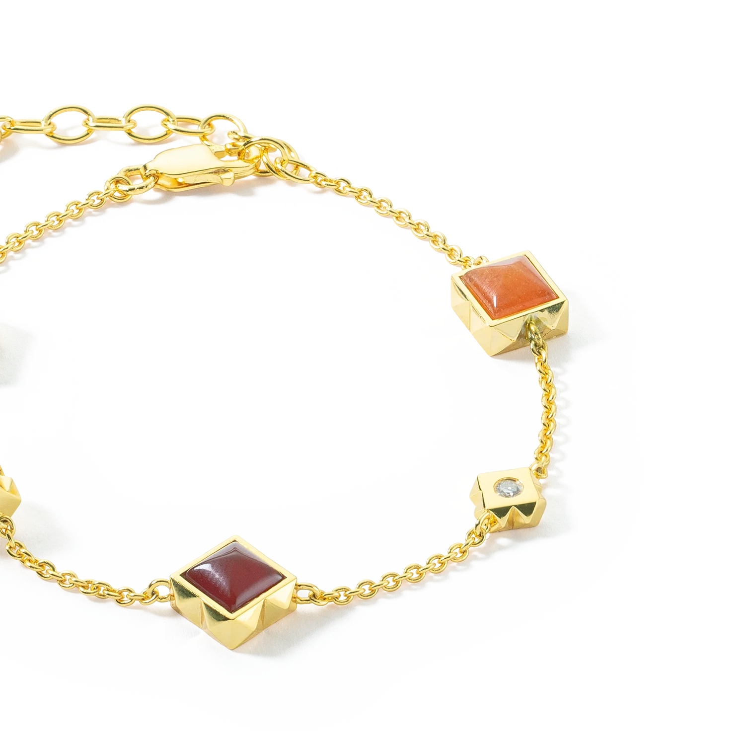 STATION Collection bracelet gold-red - Image 2