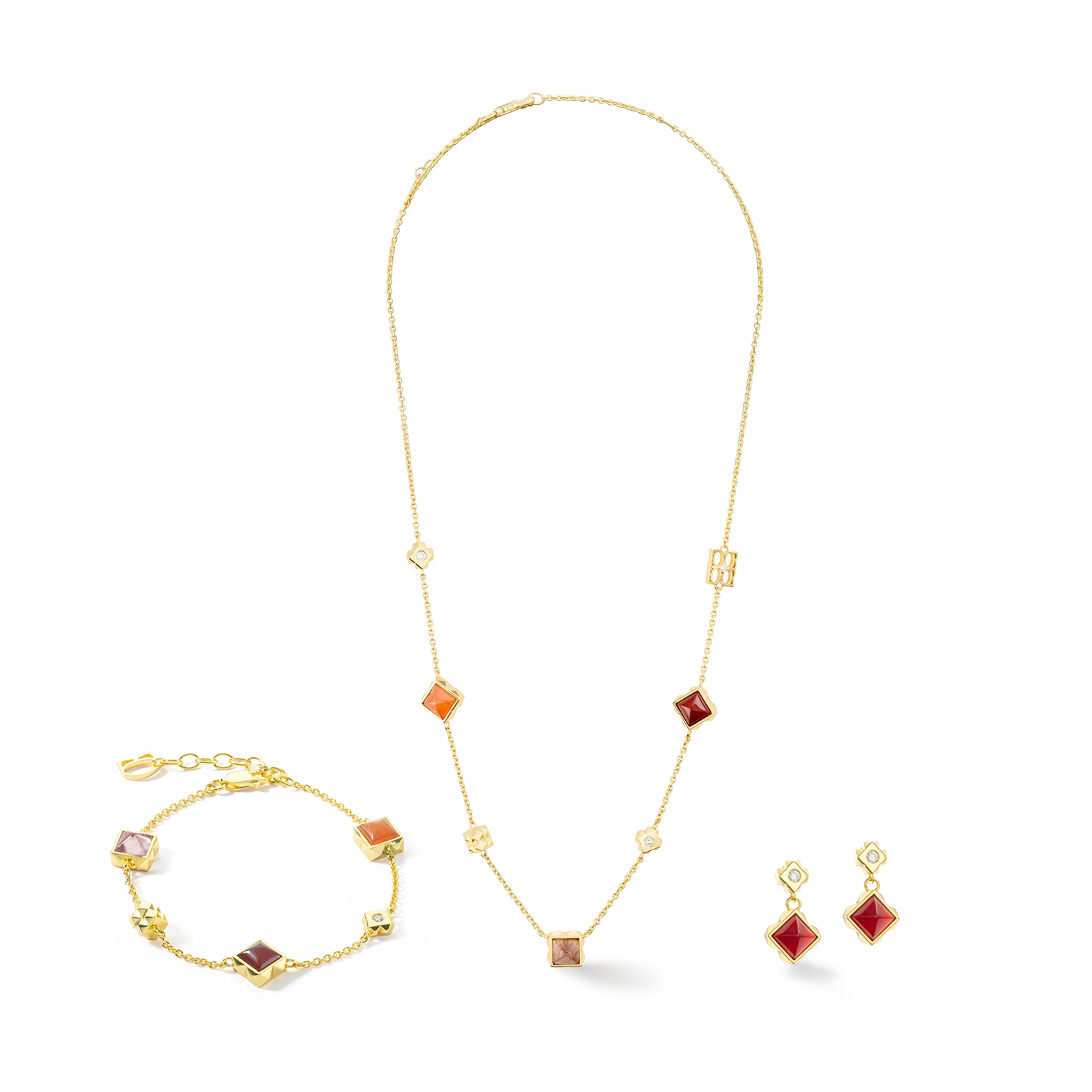 STATION Collection bracelet gold-red - Image 3