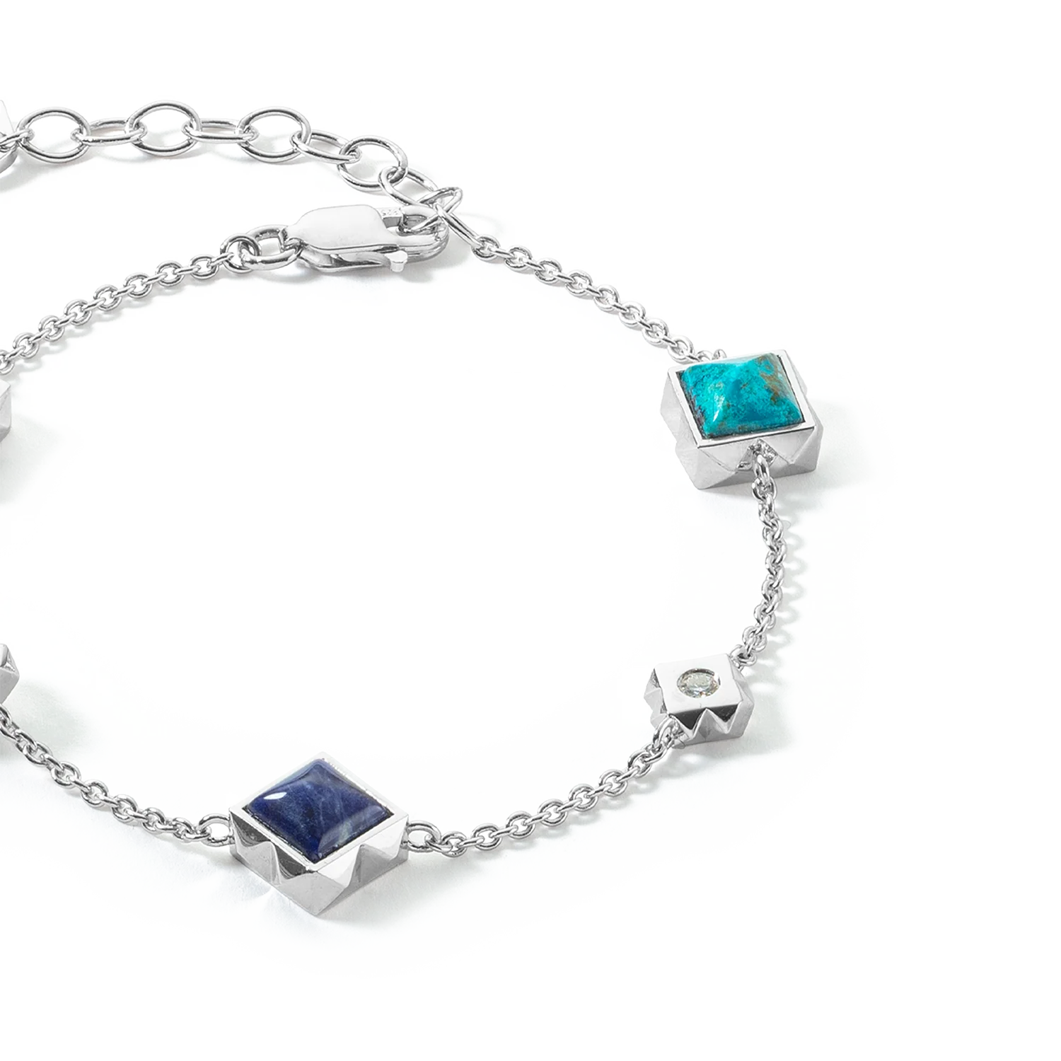 STATION Collection bracelet silver-blue - Image 2