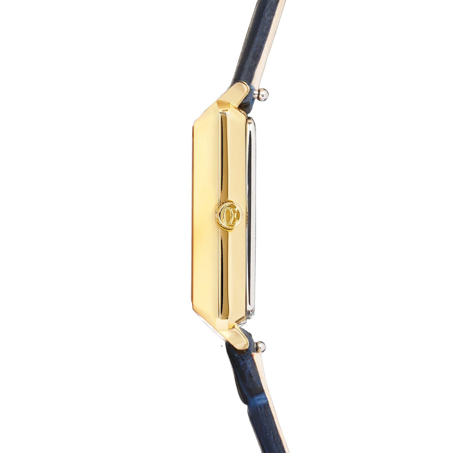 Watch Iconic Spikes Bracelet Leather Midnight Blue Gold - Image 4