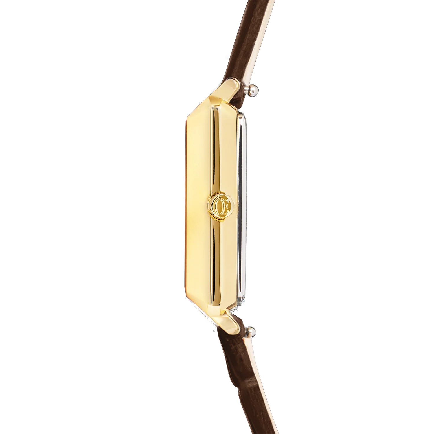 Watch Iconic Spikes bracelet Leather Mocha Mousse gold - Image 3