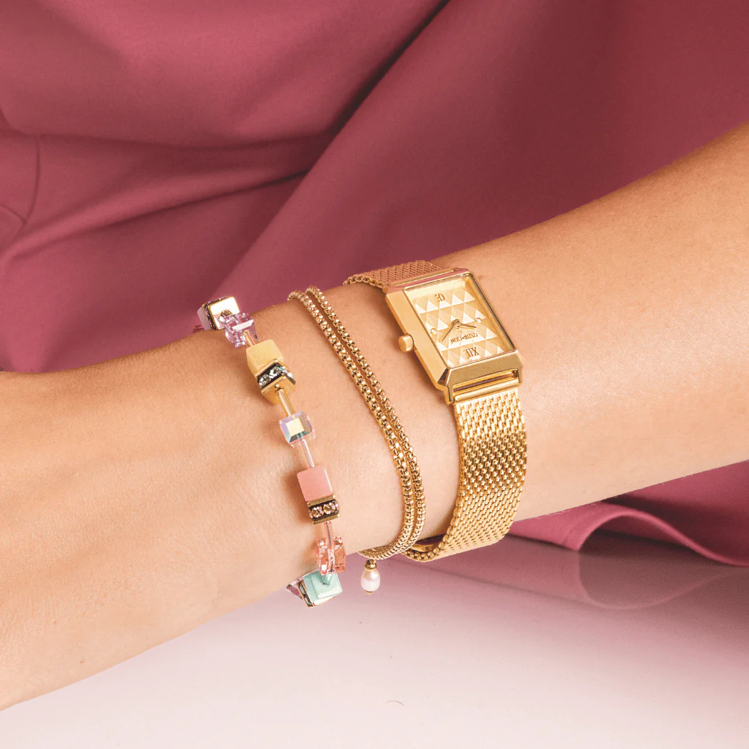 Watch Iconic Spikes Gold Milanaise Stainless Steel Gold - Image 3