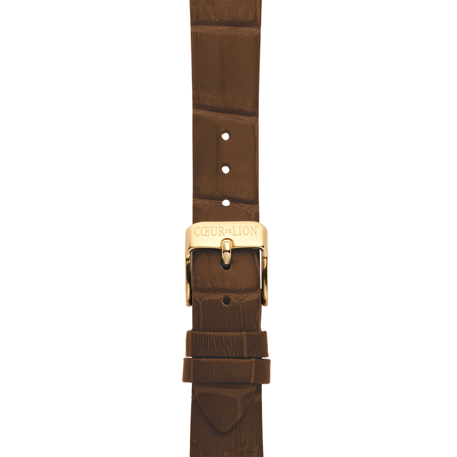 Watch Round Sparkling Sunray Bracelet Leather Brown Gold - Image 5