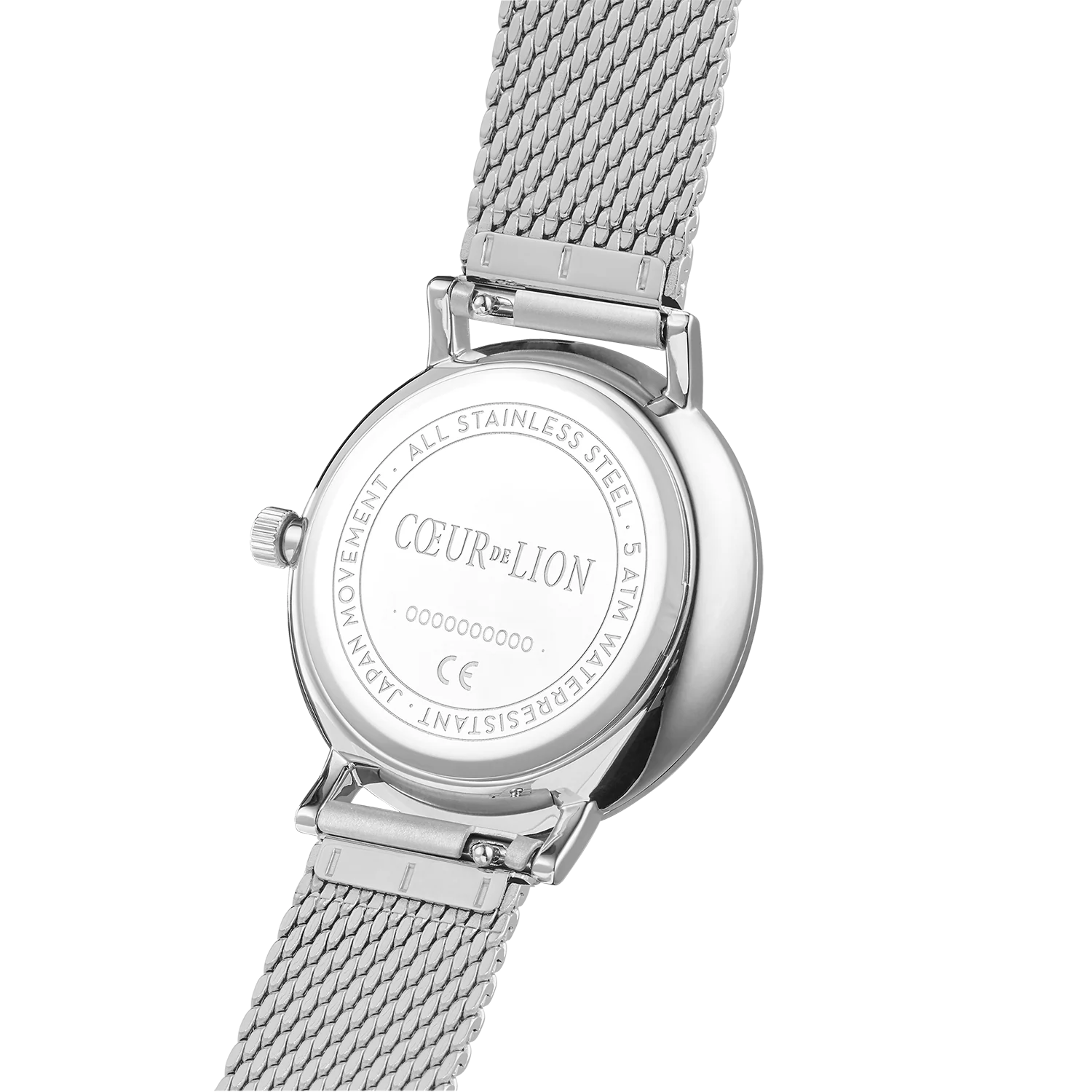 Watch Round Sparkling Sunray Transformative Teal Milanaise Silver - Image 7